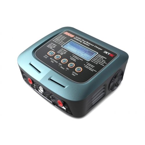 SkyRC D200 20A+10A 200W+100W Dual Power + Lutownica oryginalna ładowarka