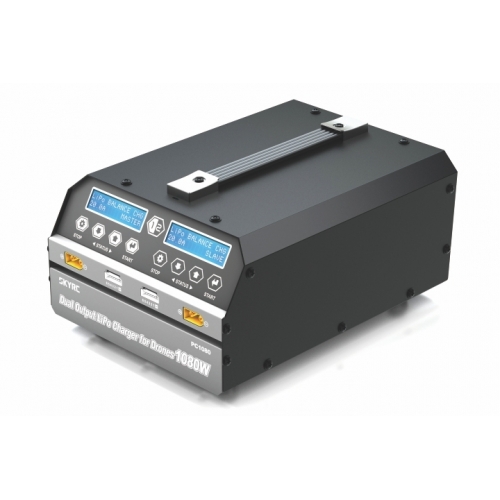 SkyRC PC1080 Dwukanałowa Ładowarka Akumulatorów dla dronów LiPo/LiHV 1080W 20A