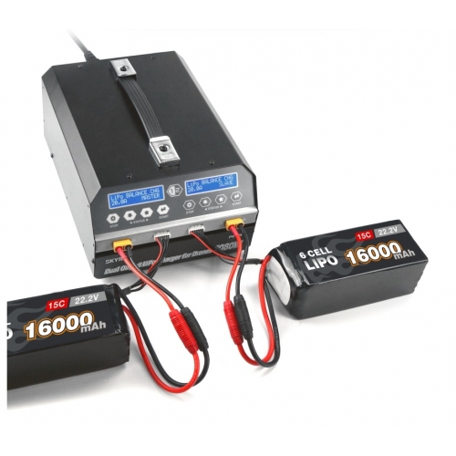 SkyRC PC1080 Dwukanałowa Ładowarka Akumulatorów dla dronów LiPo/LiHV 1080W 20A