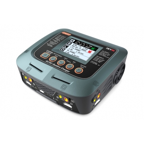 SkyRC Q200 4-kanałowa ładowarka 200W 10A Dual Power LiPo LiHv