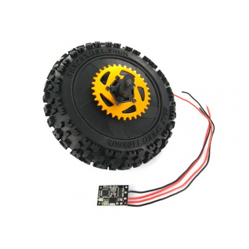 SkyRC Super Rider SR4 - Rear Wheel w/ All Parts Assembled