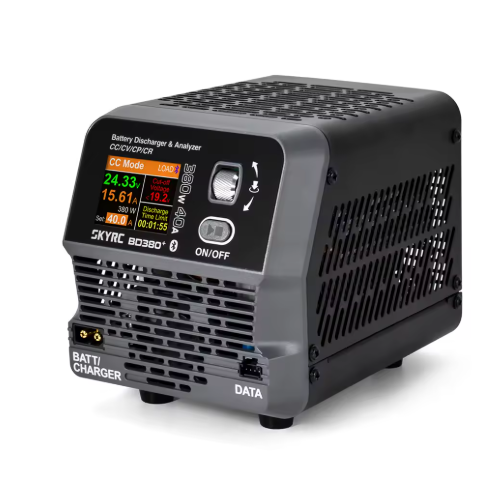 SkyRC BD380+ Rozładowywarka i Tester akumulatorów 380W / 40A - 4 Tryby pracy CC/CP/CR/CV